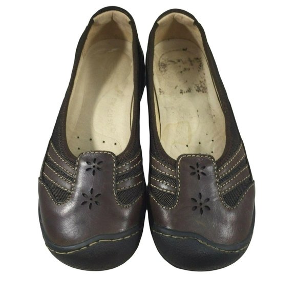 KEEN 5491 CHCP Shoes Womens 7 Brown Leather Comfort Slip Ons Loafers - Picture 2 of 12